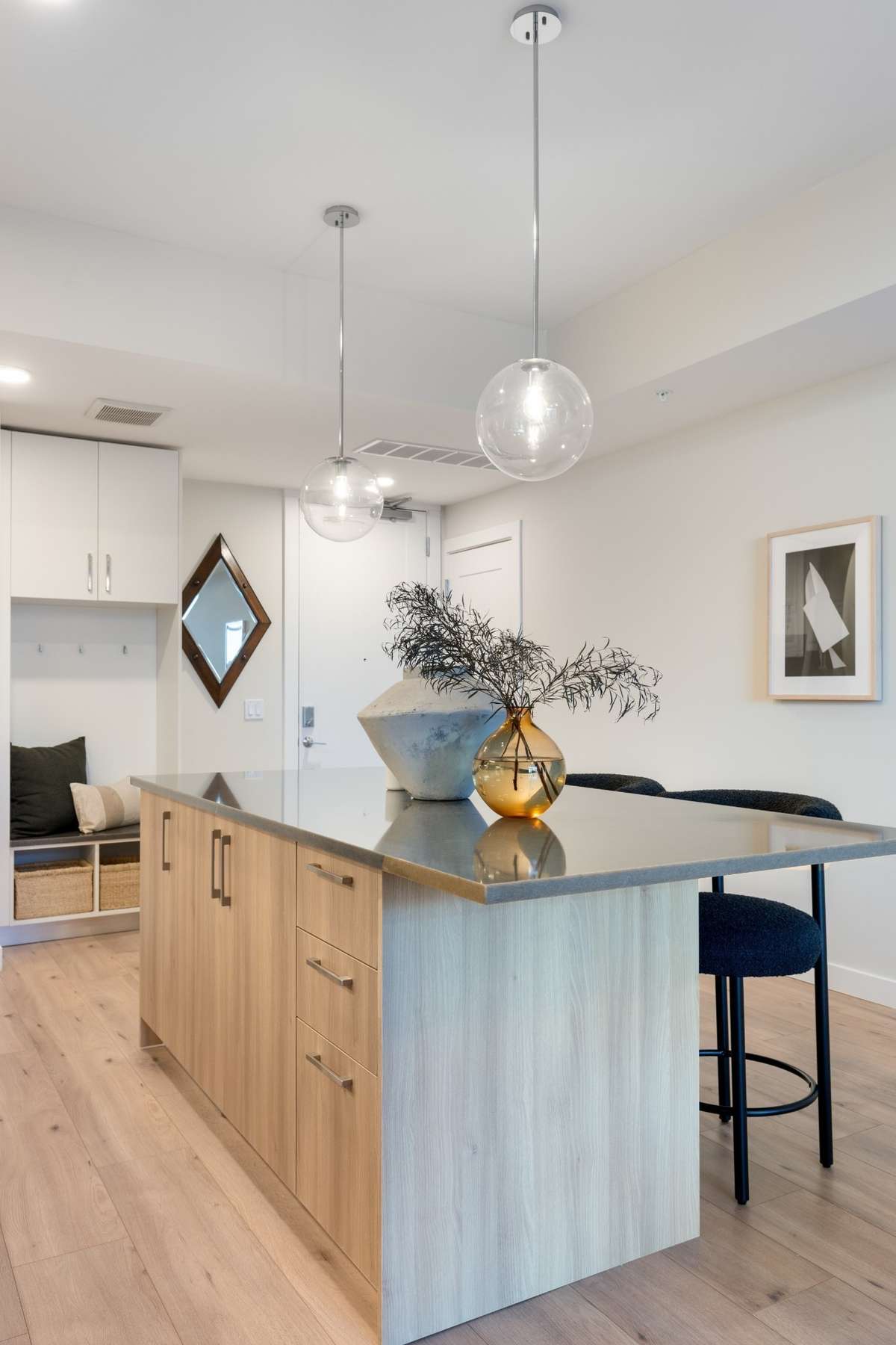A11 Kitchen | Furnished Model | Cool Finish Palette