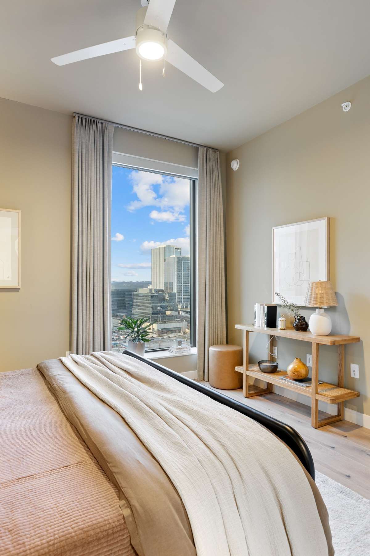 A11 Bedroom | Furnished Model | Cool Finish Palette