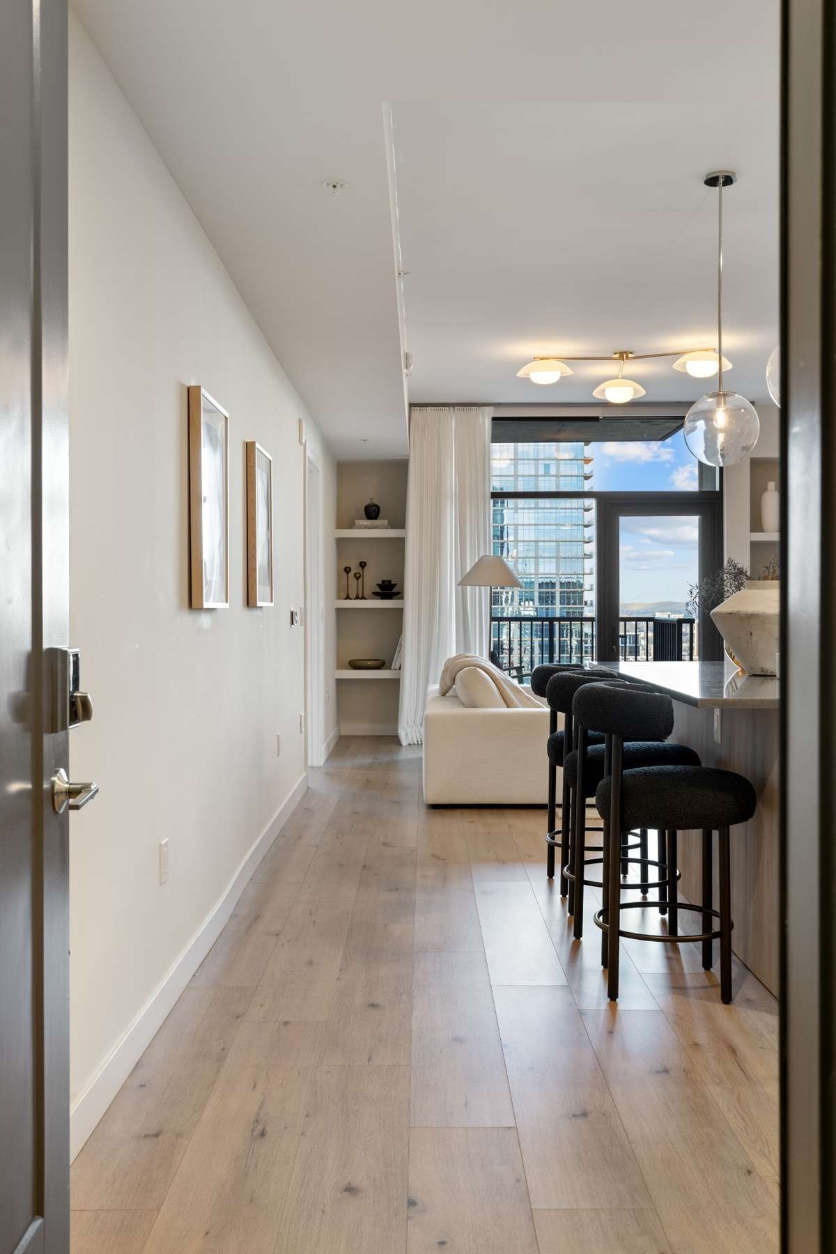 A11 Entryway | Furnished Model |  Cool Finish Palette