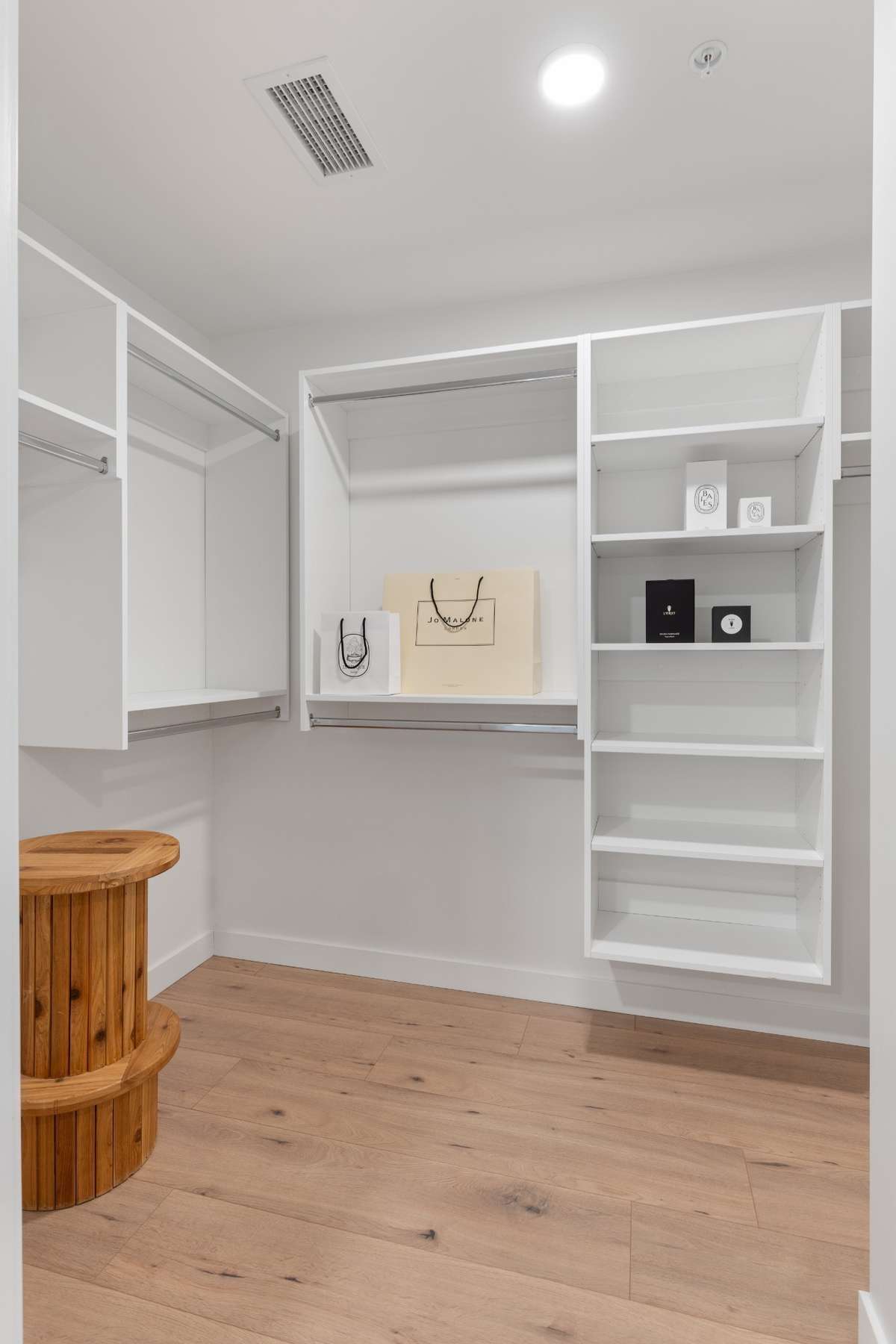 A11 Closet | Furnished Model | Cool Finish Palette