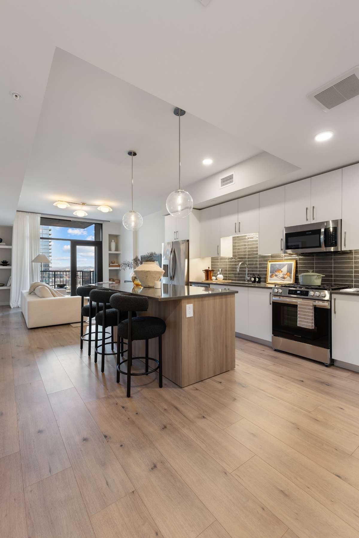A11 Kitchen |  Furnished Model | Cool Finish Palette