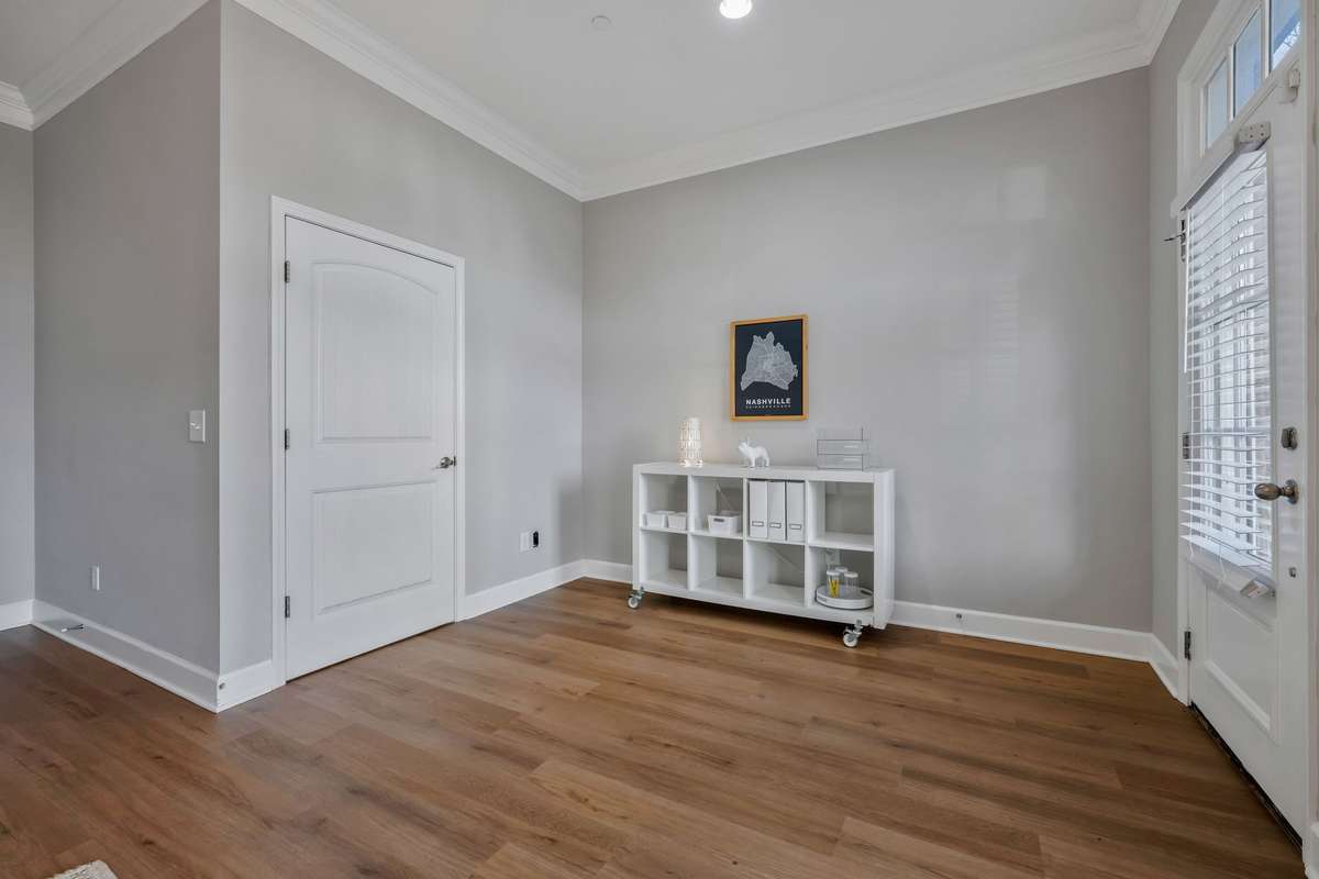 Room for a second desk & cabinets or whatever your business requires ~