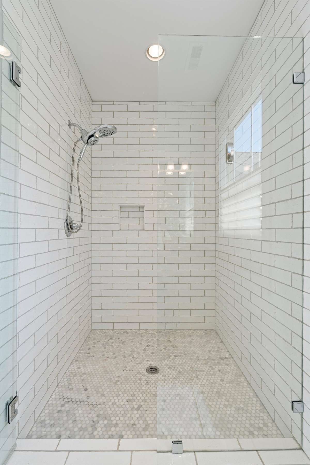 Large walk-in shower