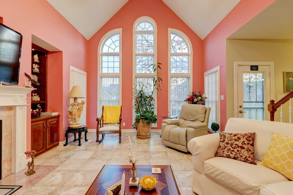 downstairs family room