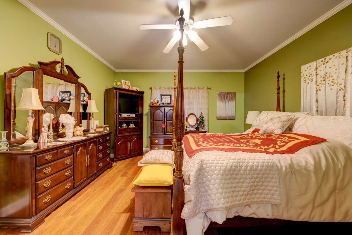 another view of primary bedroom