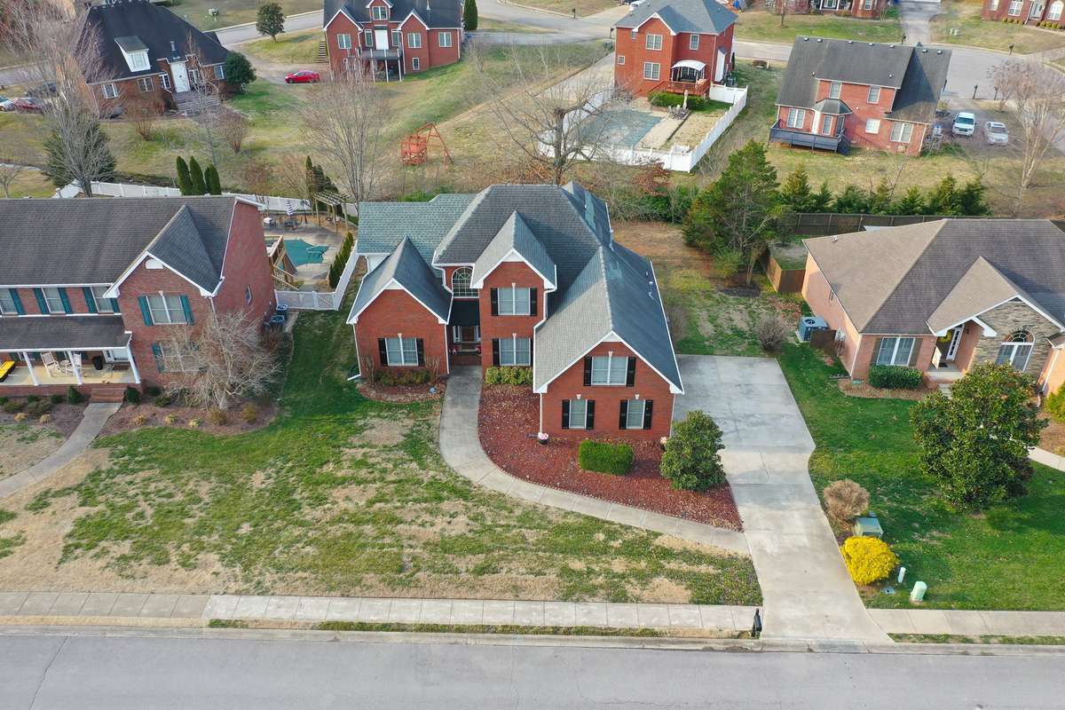 ariel view of front