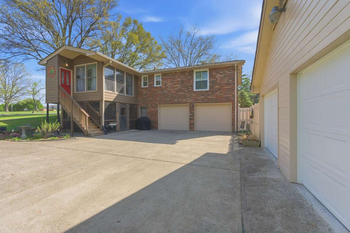 Back view of the home.