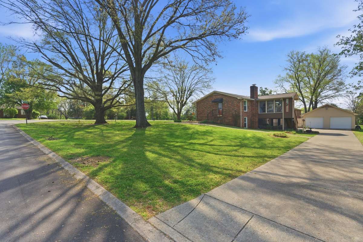 Beautiful corner lot.