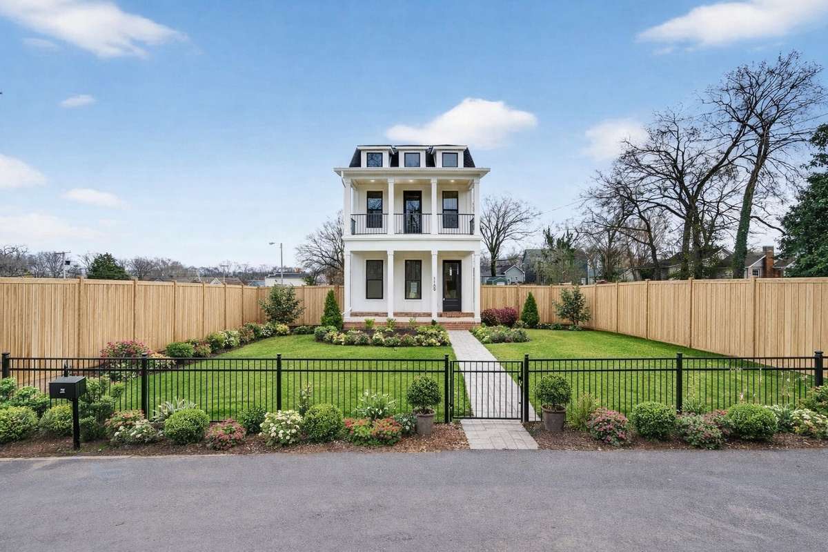 This photo has been virtually enhanced to show you a possibility - You can be wide open or nestled in between fences to offer great curb appeal.