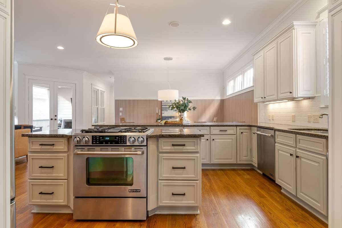 Just another view but a reminder that your gas range has the first of two ovens in the home...