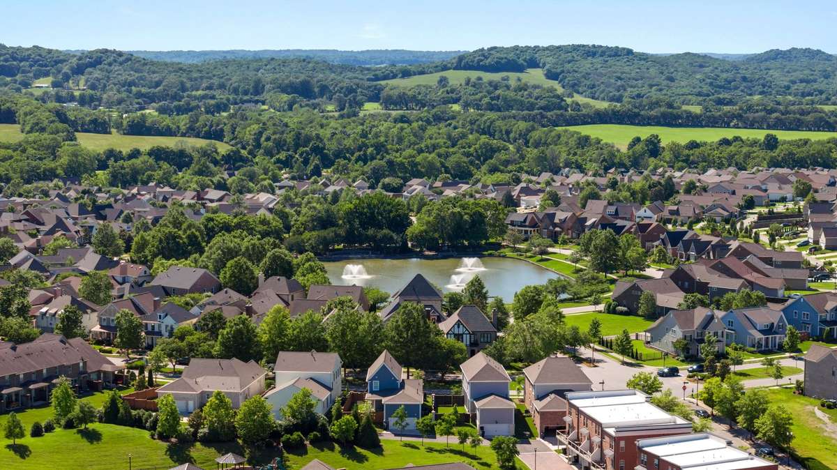 A view of Tollgate Village along with the neighboring areas...