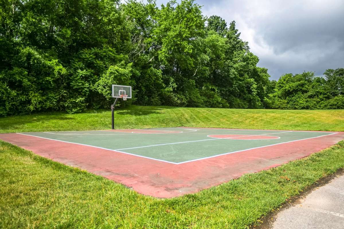 Basketball court...