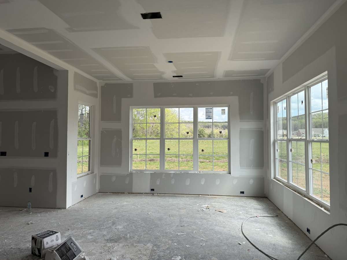 Home offers an expansive breakfast room.