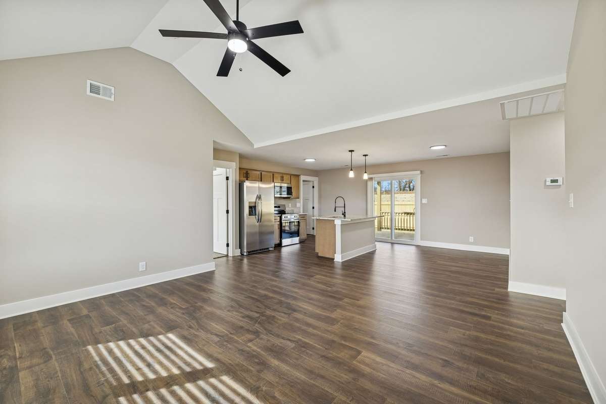 Sample pictures from a previous build showing the Carter Floor Plan.  Materials and colors are subject to change without notice.