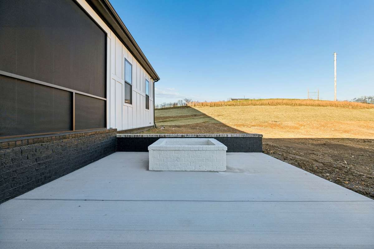 Imagine hosting a bonfire in your built in firepit! 763 Thompson Creek Rd. Shelbyville, TN 37160