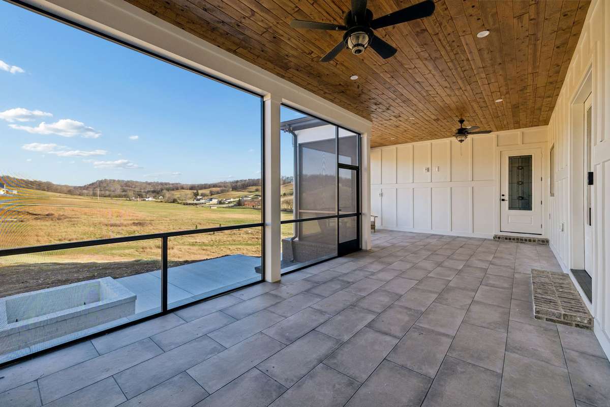 This stunning screened space is perfect for outdoor entertaining. 763 Thompson Creek Rd. Shelbyville, TN 37160