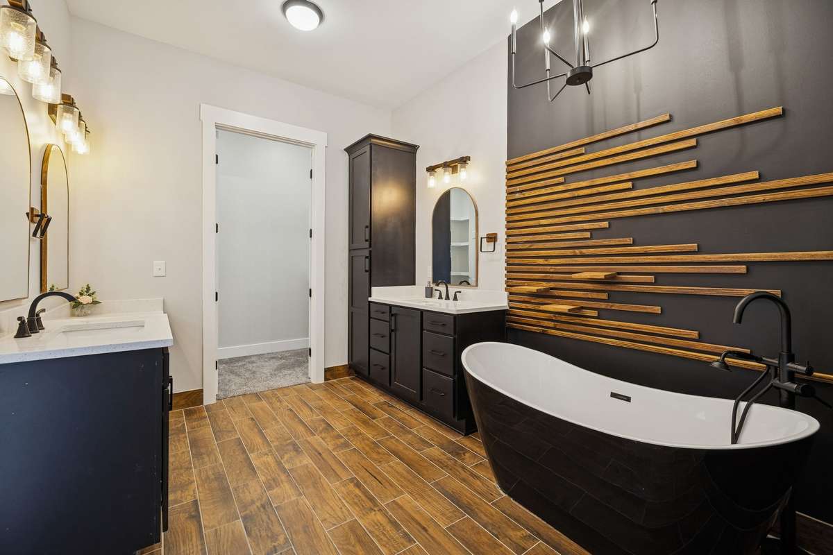 Your primary bath is like a spa with several stunning features. 763 Thompson Creek Rd. Shelbyville, TN 37160