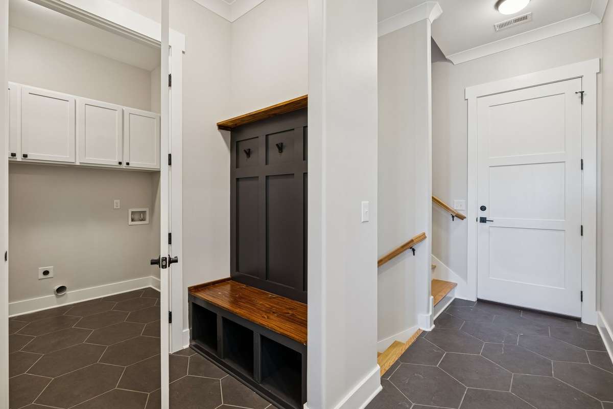 Your laundry area features a beautiful hall tree & tile flooring. 763 Thompson Creek Rd. Shelbyville, TN 37160