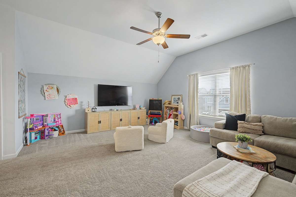 Another View of Bonus Room with Walk in Storage and Full bath adjoining