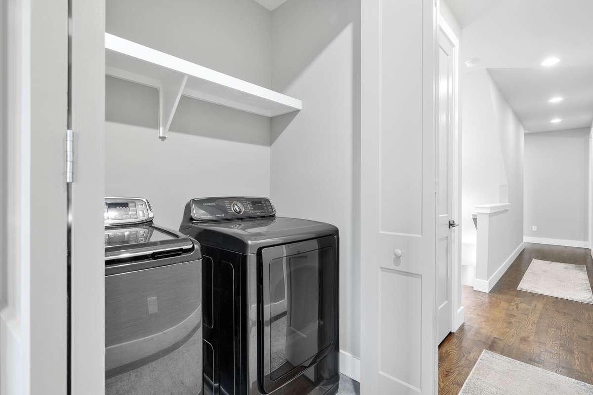 Washer and Dryer stay.