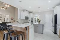 Kitchen with walk-in pantry