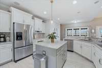 Kitchen Island with electric outlets