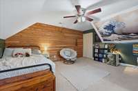 Upstairs Bedroom with walk in closet