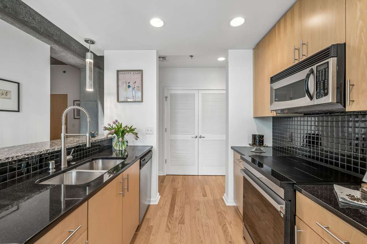 Kitchen featuring Laundry Closet