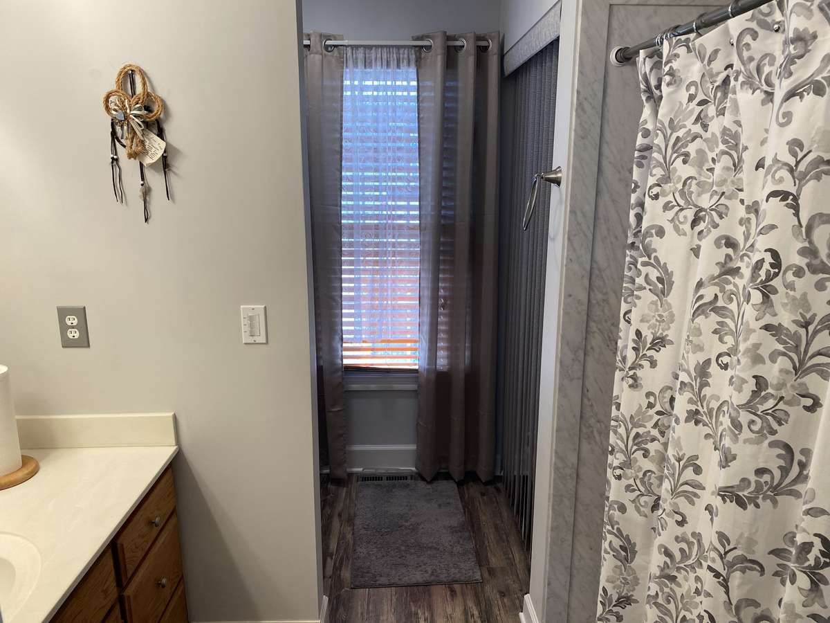Primary bath with walk in shower
