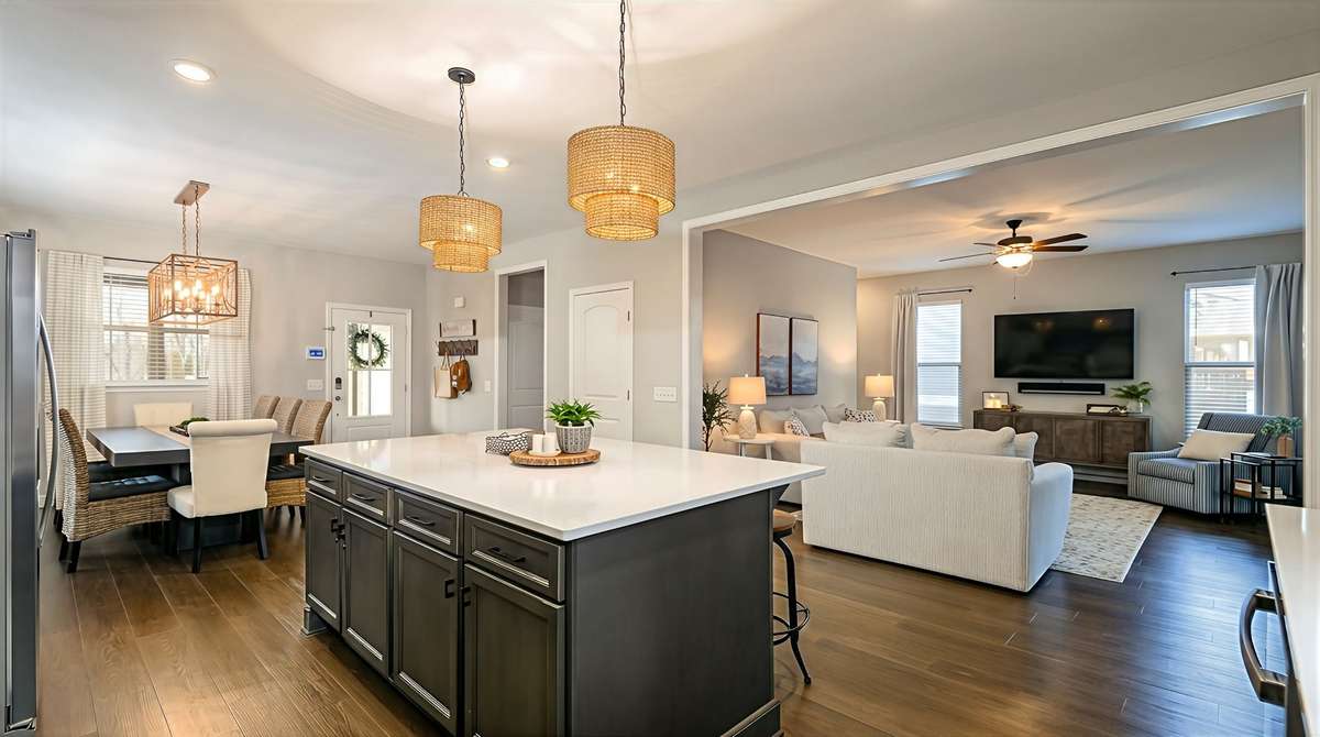 Its the perfect place to entertain friends and family.