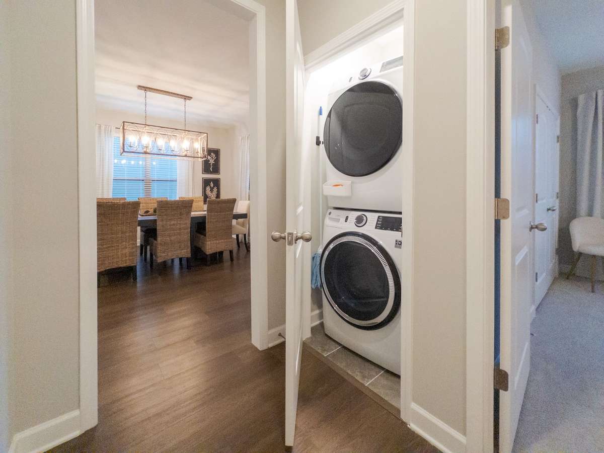 Convenient main floor laundry!
