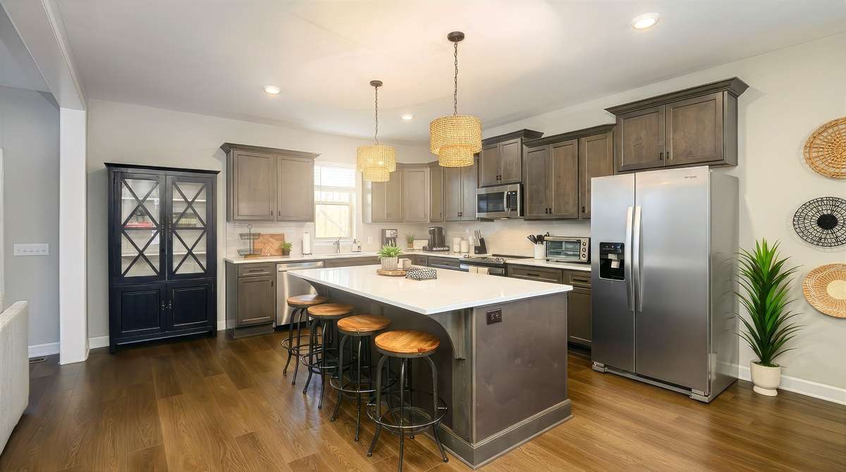 A large well equipped kitchen