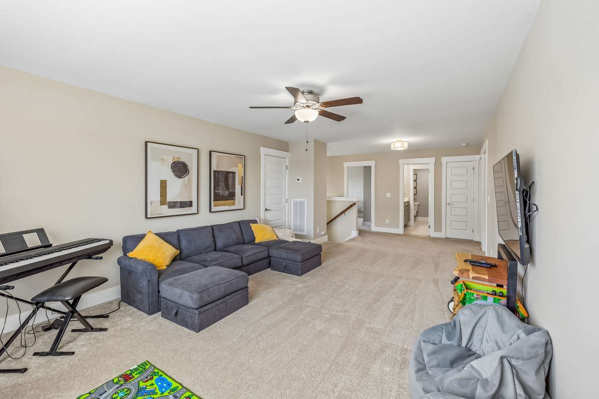 ANOTHER VIEW OF THIS HUGE BONUS ROOM & OFF OF THE BONUS ROOM IS A GIANT WALK-OUT ATTIC THAT COULD BE ANOTHER ROOM AND STILL HAVE STORAGE SPACE.