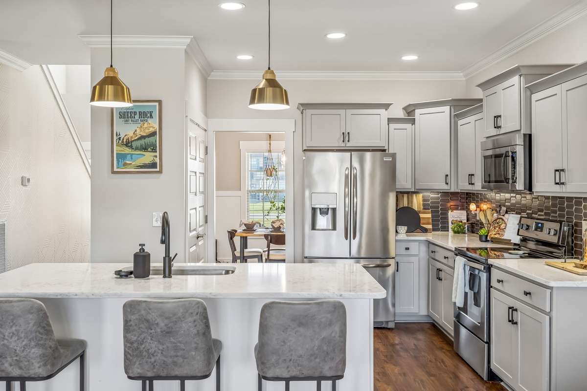 GORGEOUS AND THE PERFECT WORK-FLOW WITH TONS OF SPACE FOR MULTIPLE  COOKS IN THIS KITCHEN!