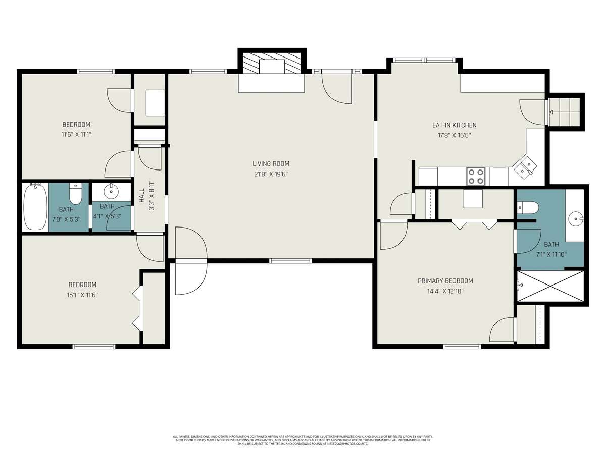 Floorplan of the main dwelling