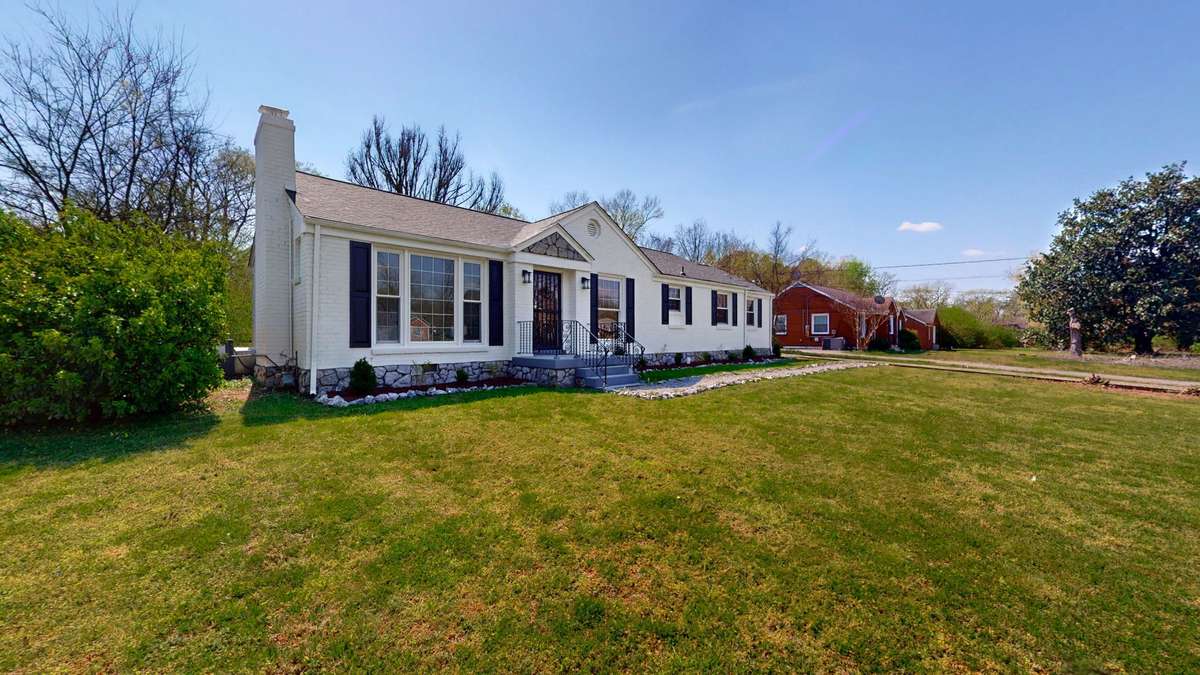 Nearly half an acre with refreshed landscaping.