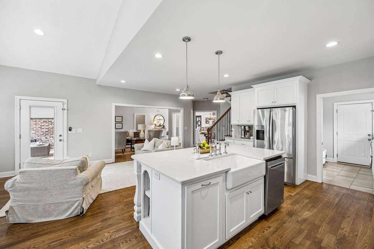 Kitchen offers a keeping room space