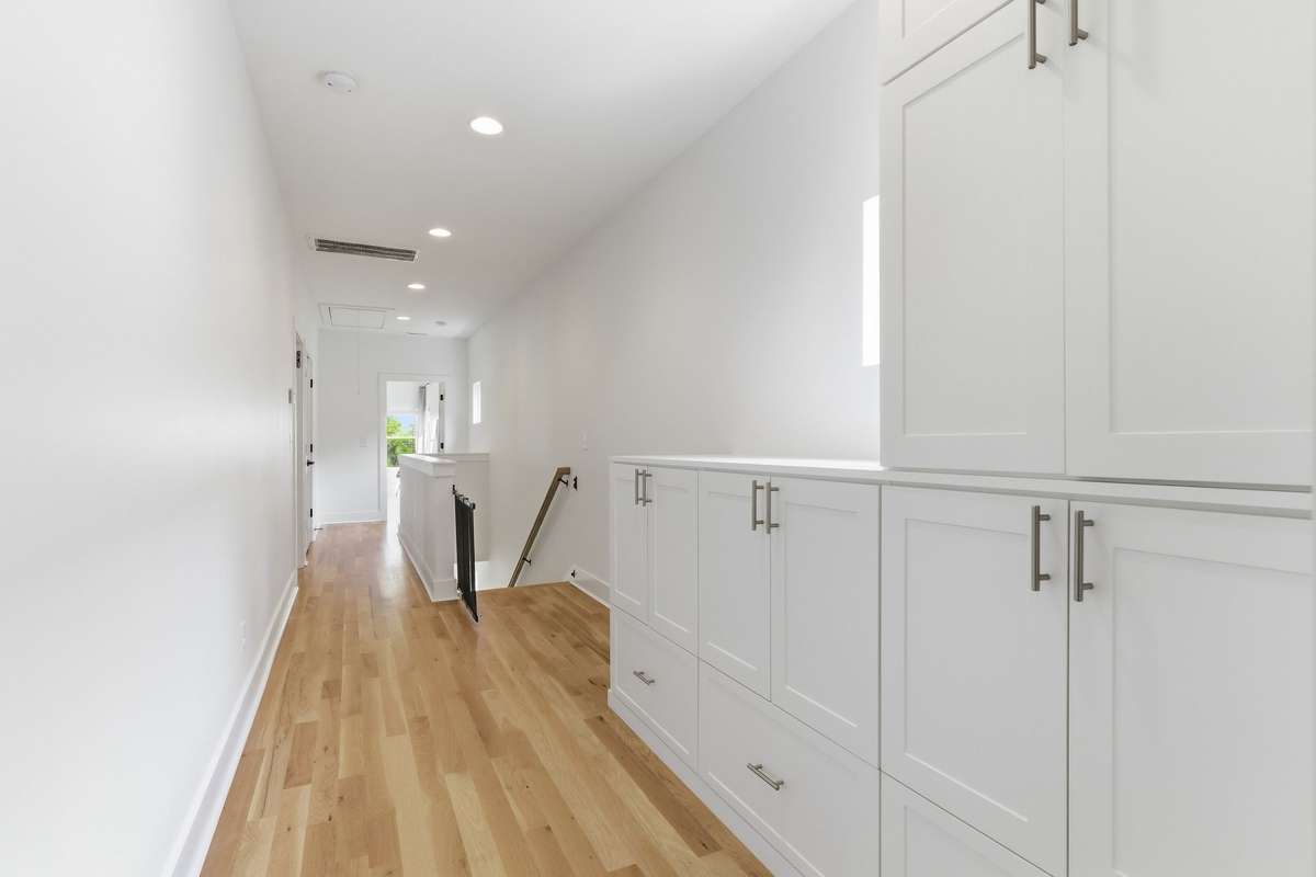 Tons of built-ins and storage space.