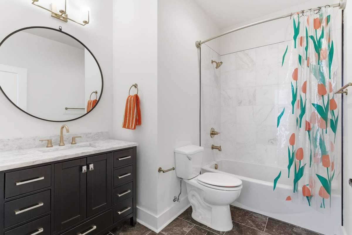 Full bathroom on main floor.