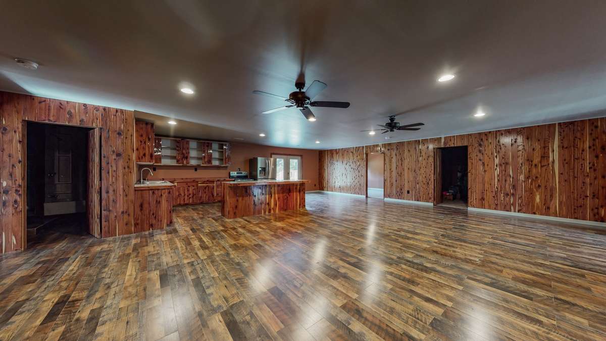 Warm cedar throughout!