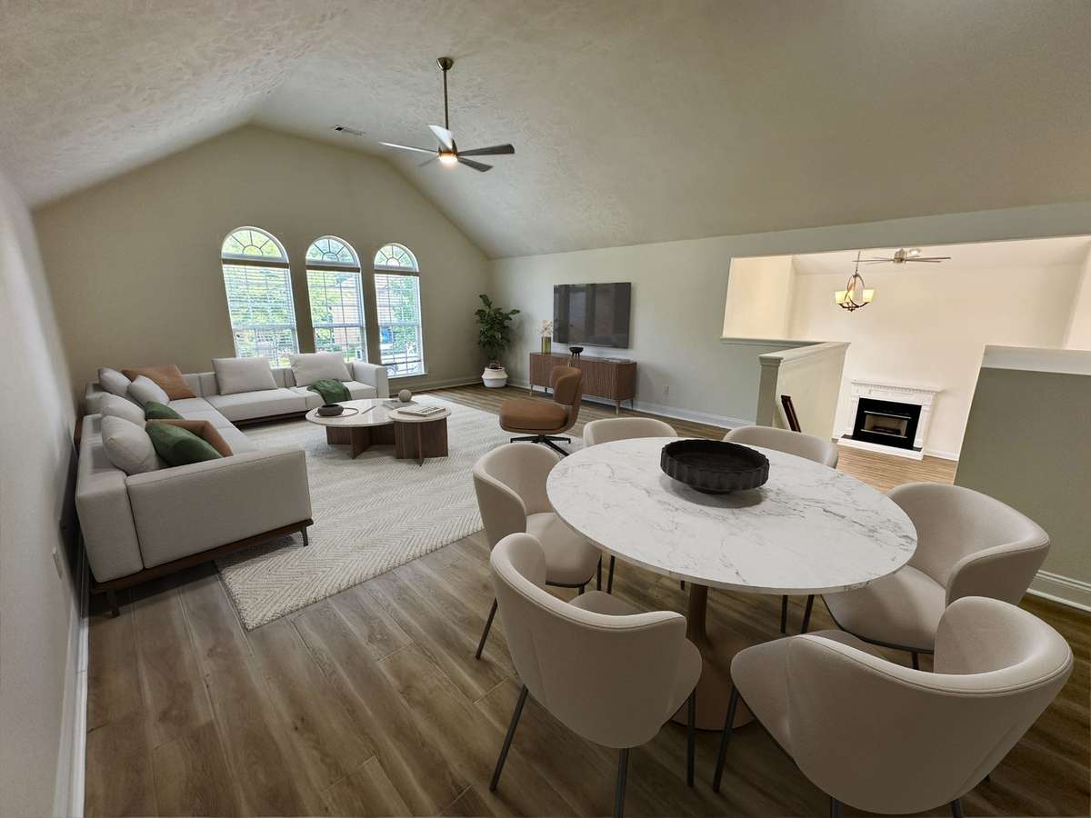 This image has been virtually staged for illustrative purposes. Furniture and decor are not included.
