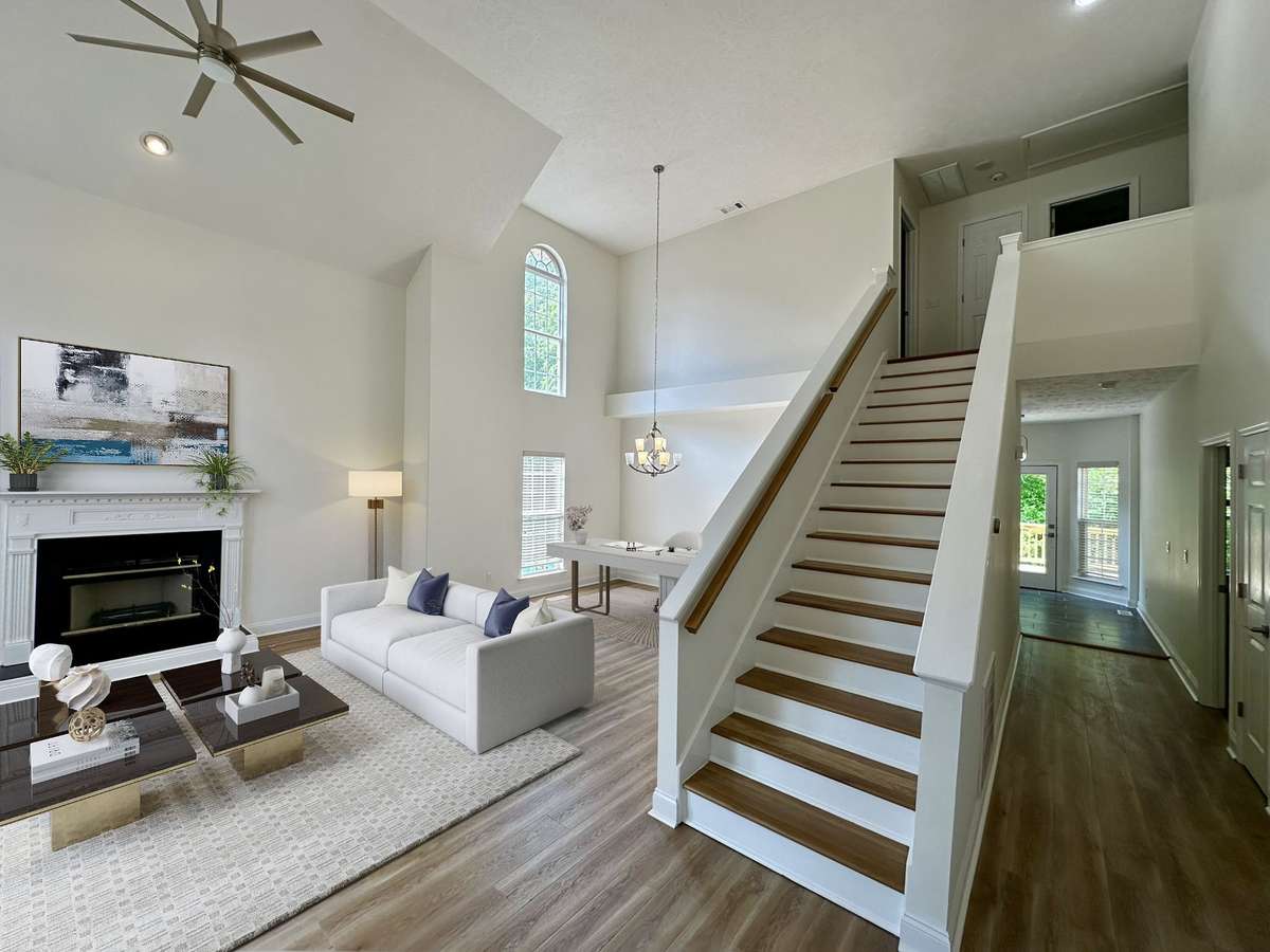 This image has been virtually staged for illustrative purposes. Furniture and decor are not included.