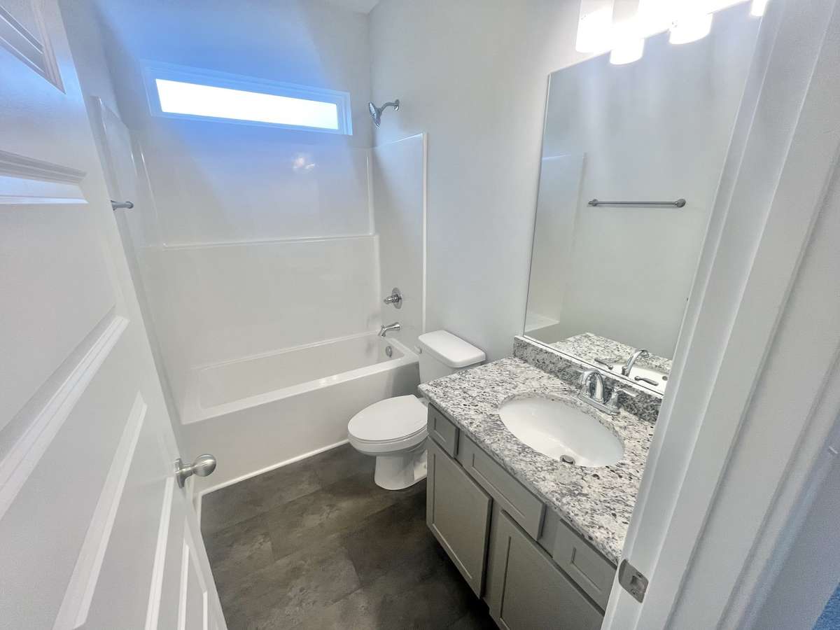 Secondary bathroom