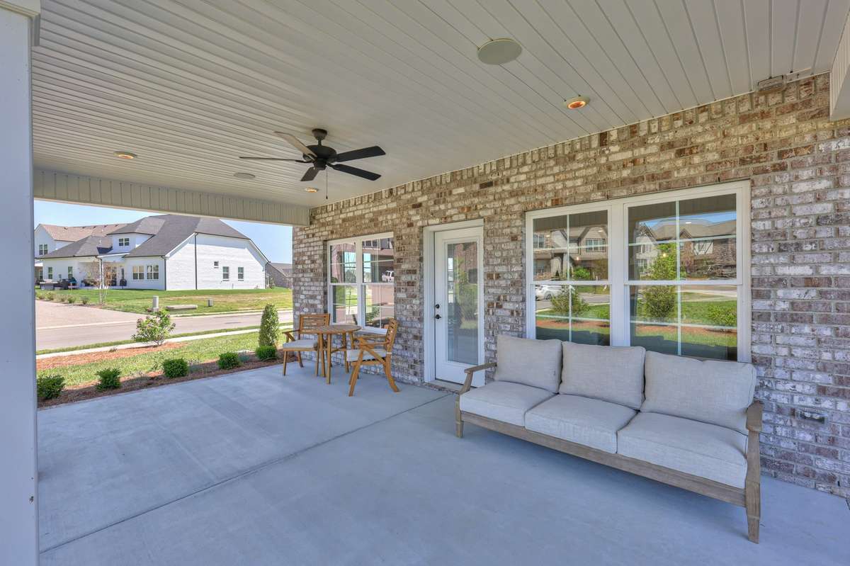 Model Home- Covered Back Porch
