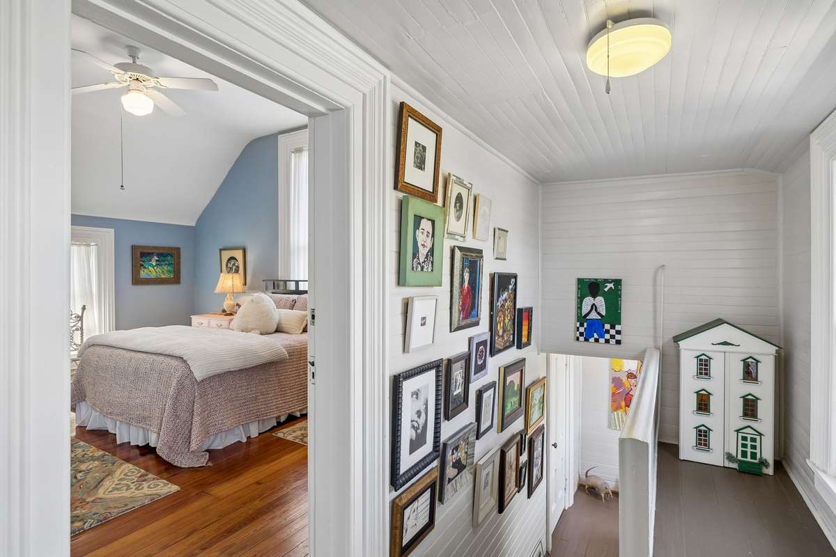 Lots of fun spaces in this fascinating home