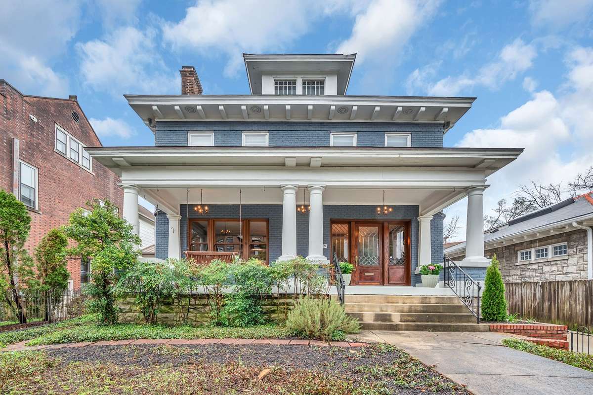 Wide Welcoming Columned Front Porch Welcomes You Home