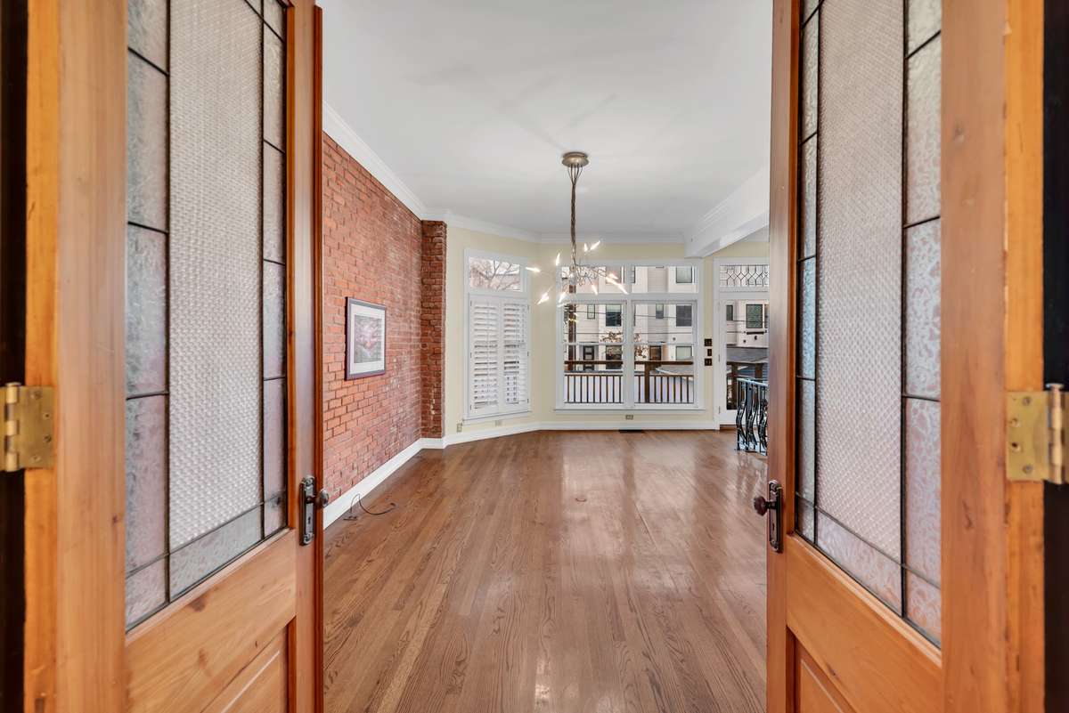 View of the Den from the Dining Room