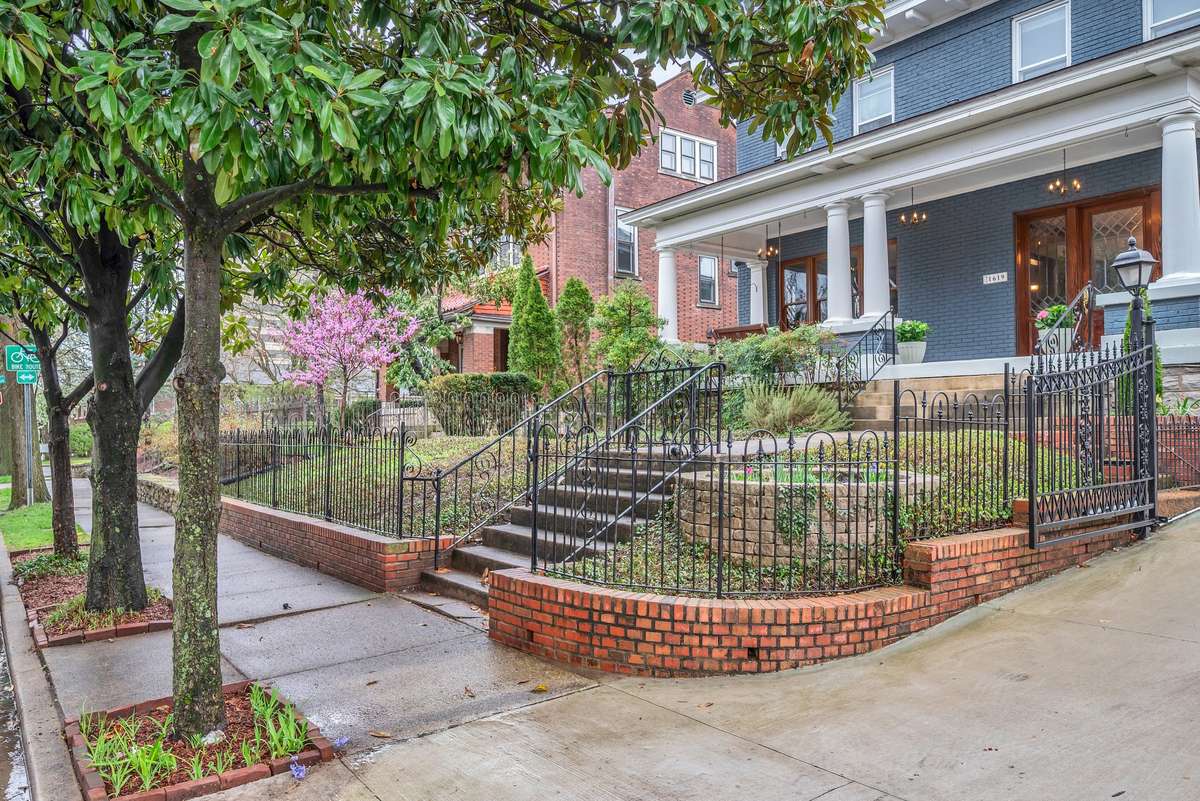 Tree lined Sidewalks offer such walk ability So many options to explore in this Neighborhood