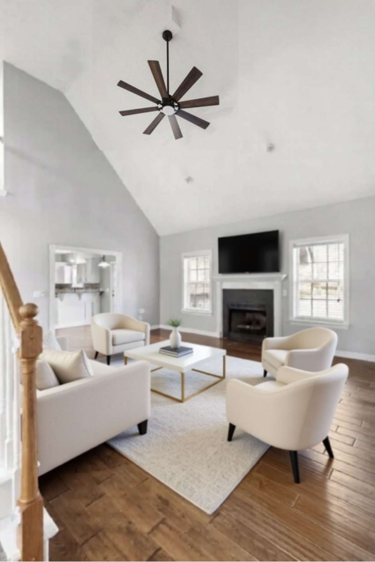 Virtual Staged Living Room