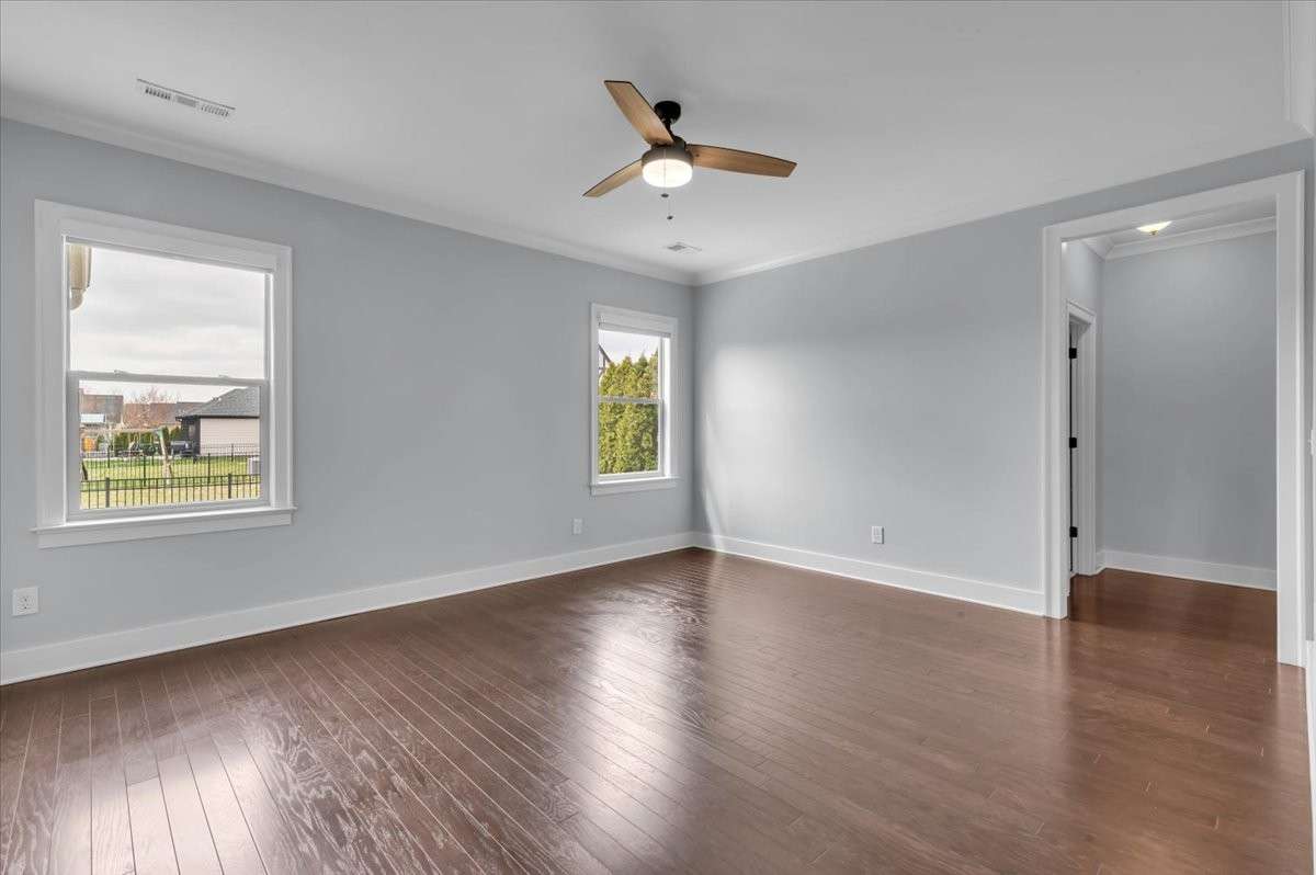 First floor primary bedroom